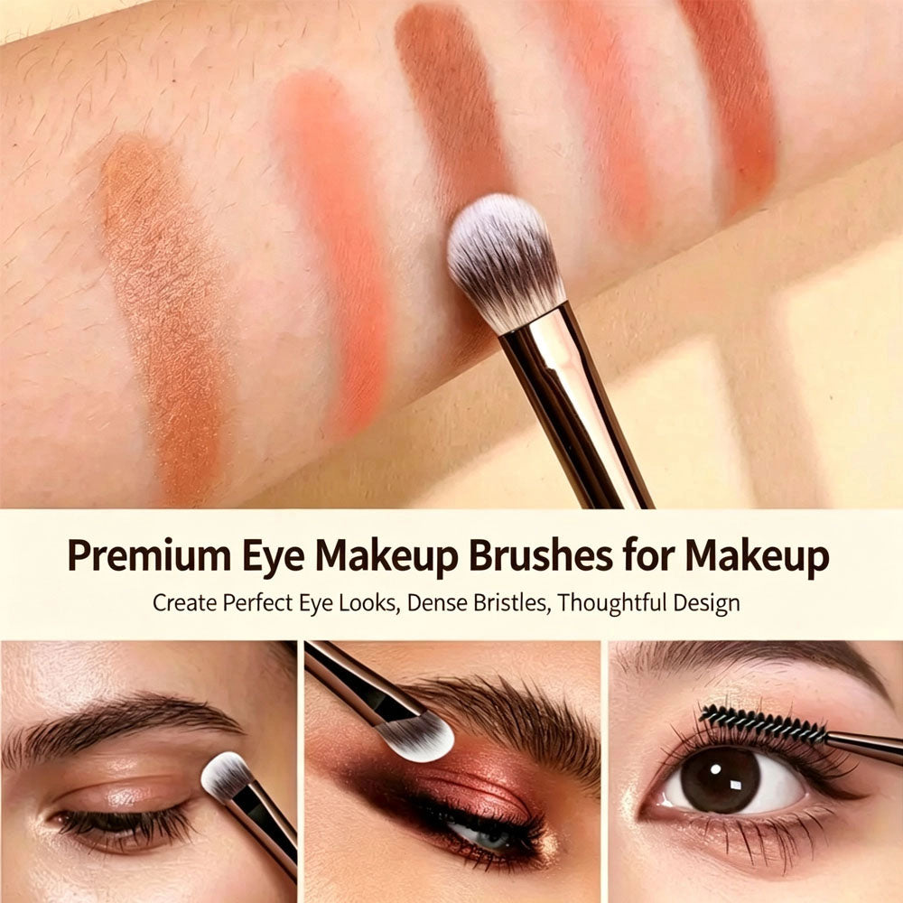 Professional Makeup Brush Set with Beauty Sponges & Powder Puffs, Premium Synthetic Foundation Blush Concealer Contour Brushes, Complete Face & Eye Makeup Tools Kit for Beginners & Daily Use
