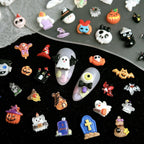 100Pcs Mixed Resin Nail Art Decorations