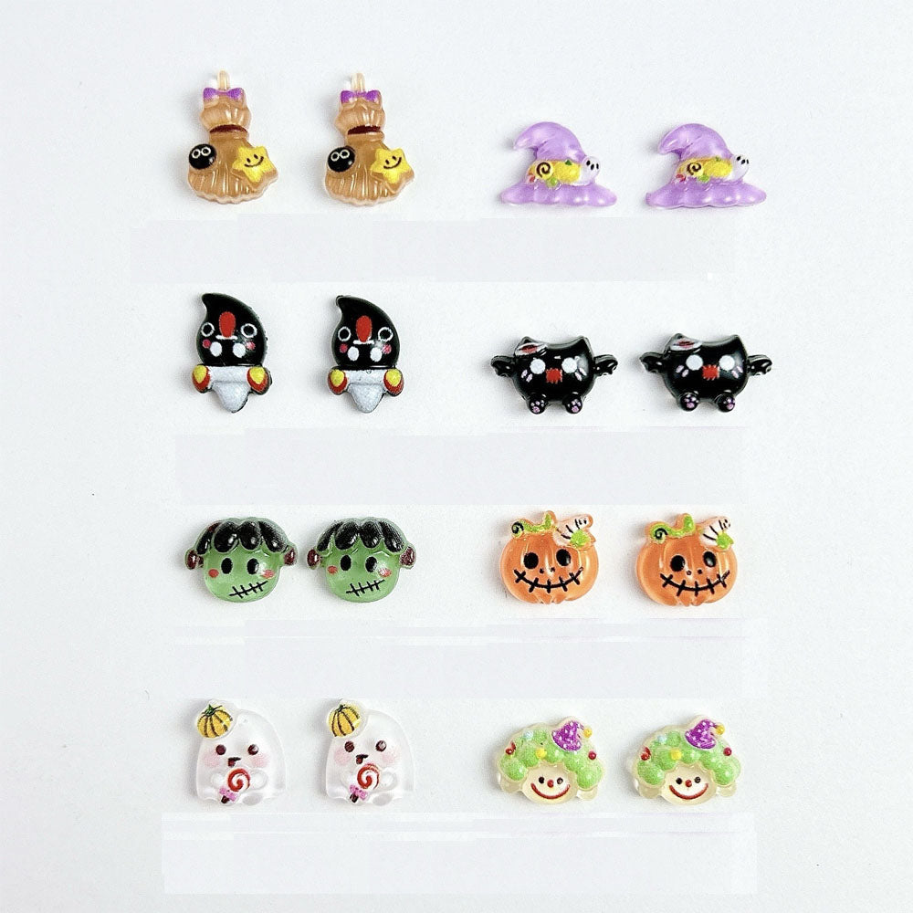 100Pcs Mixed Resin Nail Art Decorations