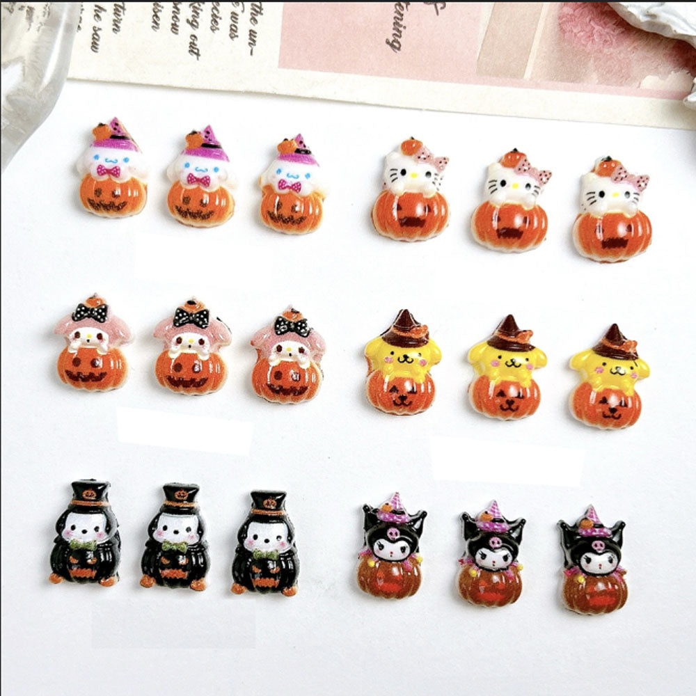 100Pcs Mixed Resin Nail Art Decorations